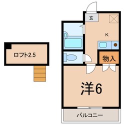 シティパレス赤城町（熊谷市赤城町）の物件間取画像